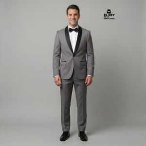 Traje Smoking Gris